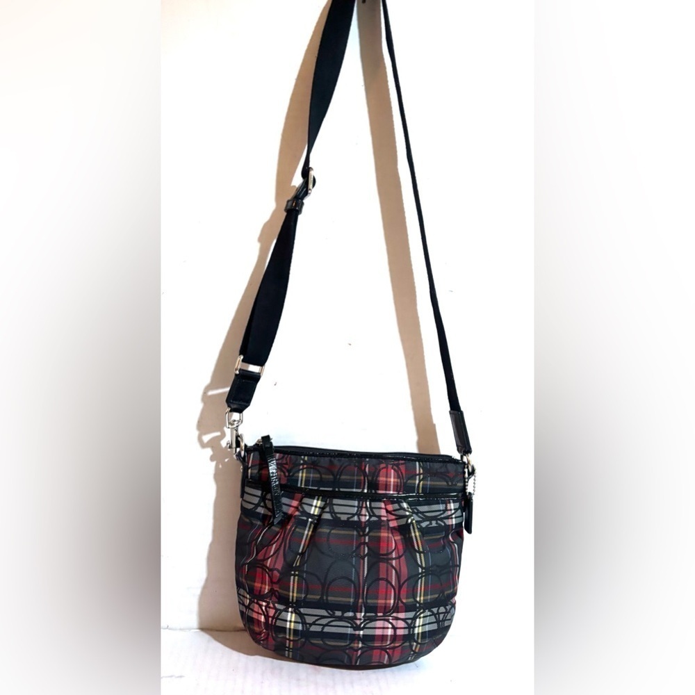 Coach CC signature print canvas crossbody handbag